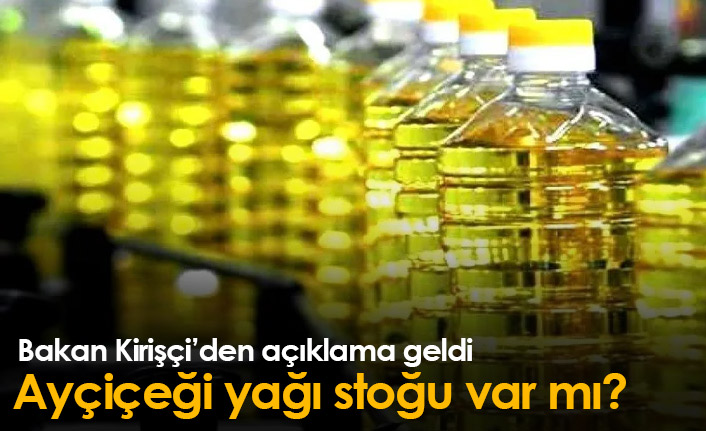 Tarım bakanından ayçiçeği yağı açıklaması!
