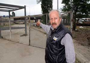 Trabzon'da ilginç yol kesme