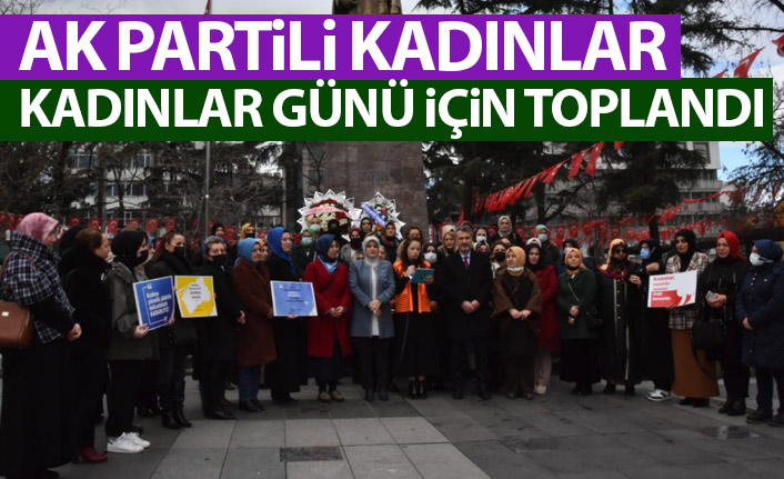 Trabzon'da AK Partili kadınlar 8 Mart Dünya Kadınlar gününü kutladı