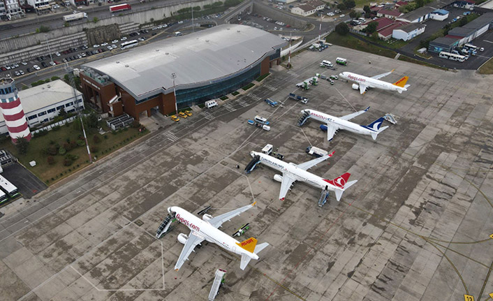 Trabzon Havalimanı'ndan 2021 yılında 2.5 milyonun üzerinde kişi uçtu