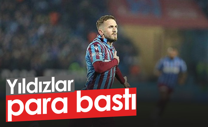 Trabzonspor'un yıldızları paralarını çıkarıyor