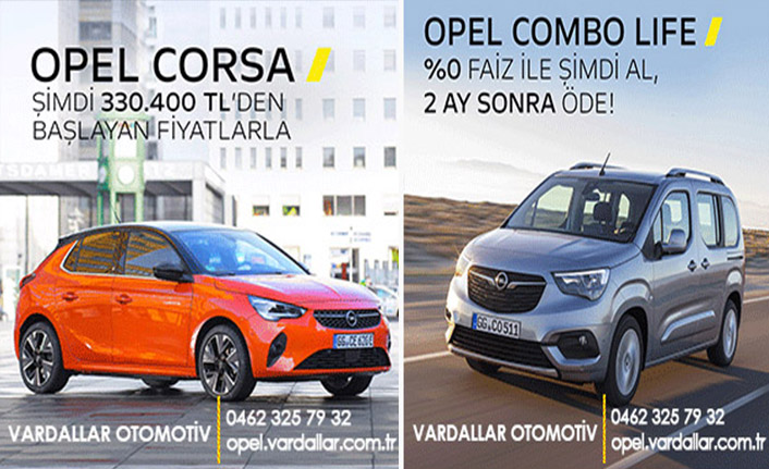 Opel manşet reklam