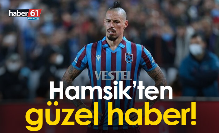 Hamsik'ten sevindiren haber!