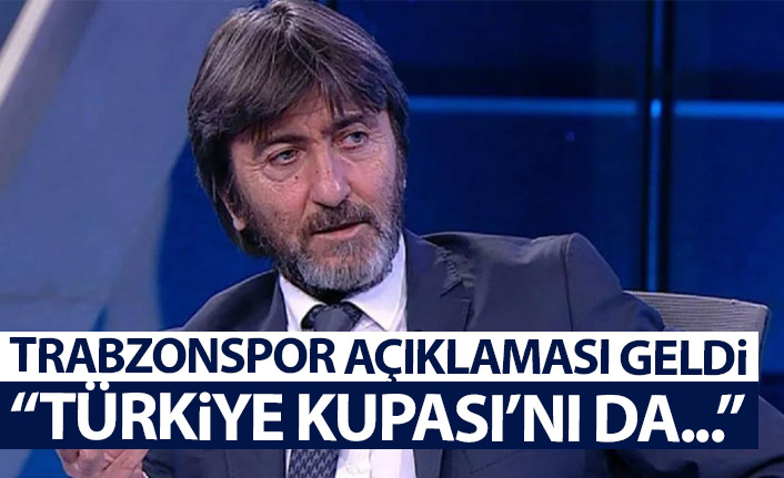 Rıdvan Dilmen'den Trabzonspor paylaşımı: Türkiye Kupası'nı da...