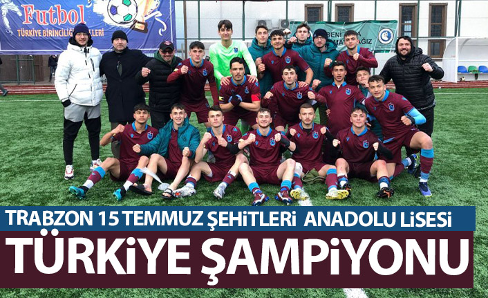 Trabzon ekibi Türkiye Şampiyonu! Rakibini uzatmalarda devirdi