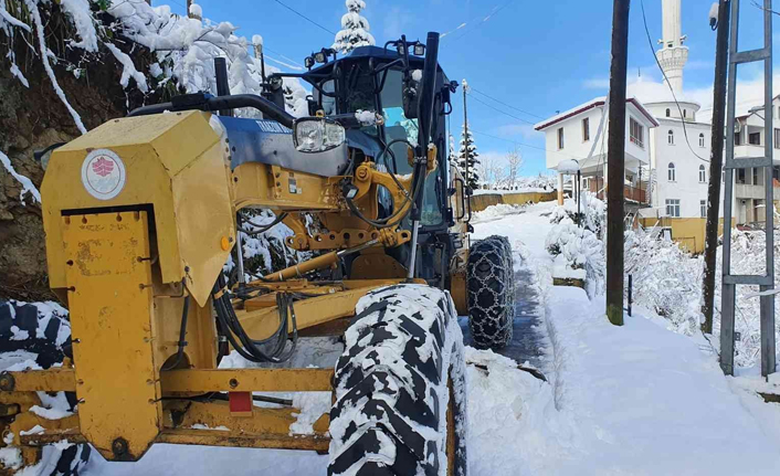 Doğu Karadeniz'de 533 yerleşim yerinin yolu kapalı