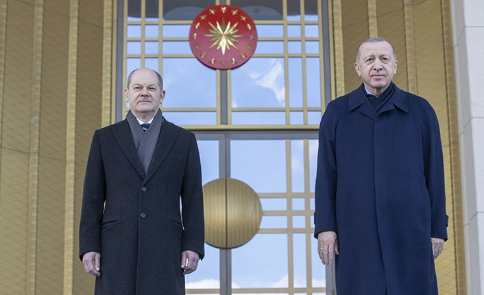 Almanya Şansölyesi Olaf Scholz Türkiye'de