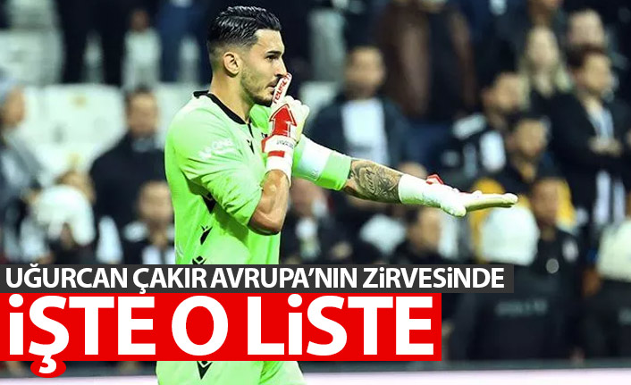 Trabzonspor'un yıldızı Uğurcan Avrupa'nın zirvesinde! İşte o liste