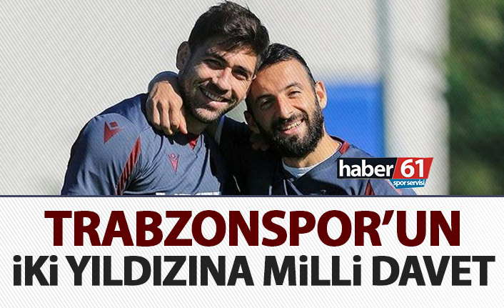 Trabzonspor’un iki yıldızına milli davet
