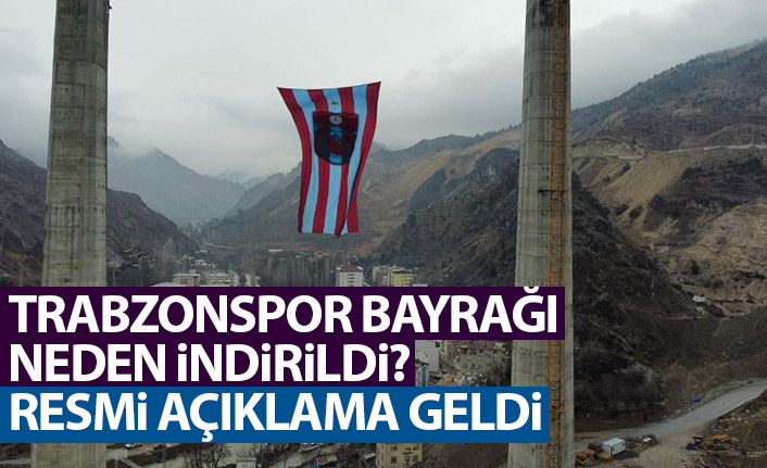 Trabzonspor bayrağını neden indirdiler? Resmi açıklama geldi!