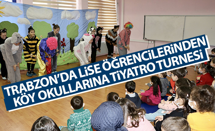 Lise öğrencilerinden köylerdeki çocuklar için "tiyatro turnesi"
