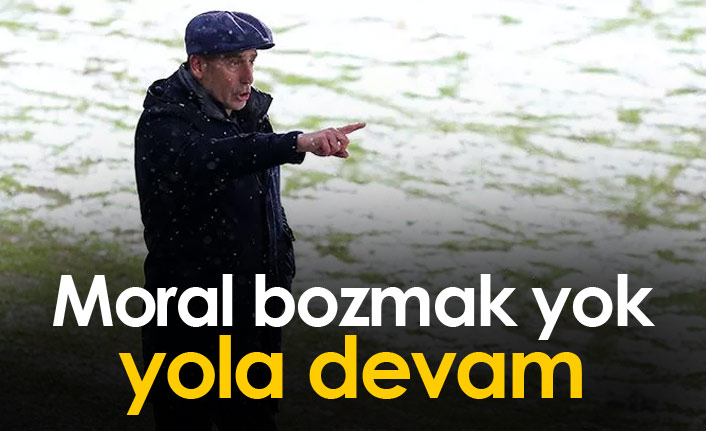 Trabzonspor'da moral bozmak yok yola devam