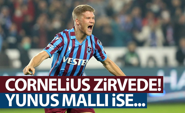 Trabzonspor'da zirve Cornelius'un! Yunus Mallı ise...