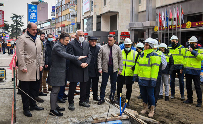 Trabzon'da Maraş Caddesinde son durum! Binalar için de proje hazır