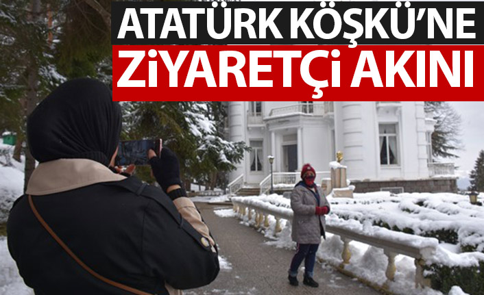 Atatürk Köşkü'ne ziyaretçi akını
