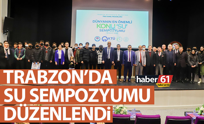 Trabzon'da su masaya yatırıldı