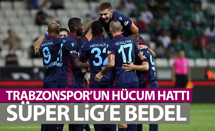 Trabzonspor'un hücum hattı Süper Ligi aştı!