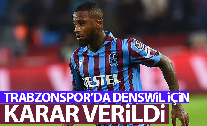 Trabzonspor'da Denswil için karar verildi