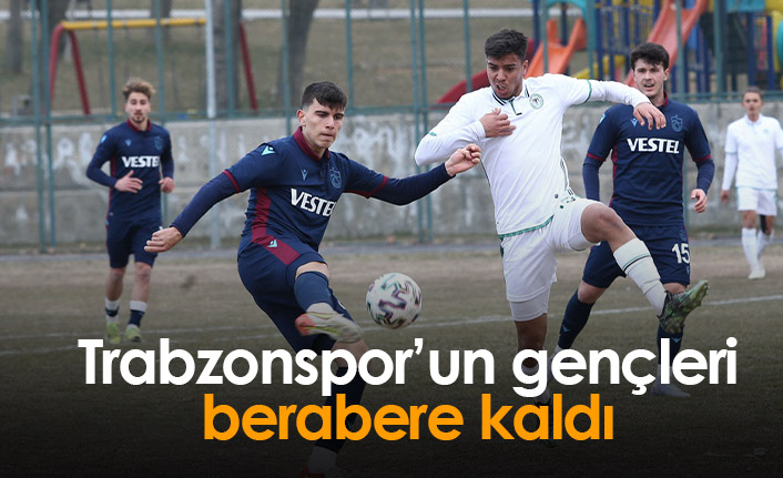 Trabzonspor'un gençleri berabere kaldı