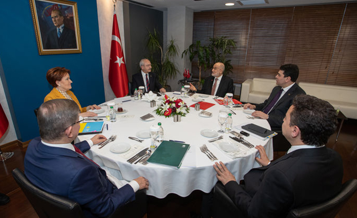 6 muhalefet lideri ikinci kez buluştu