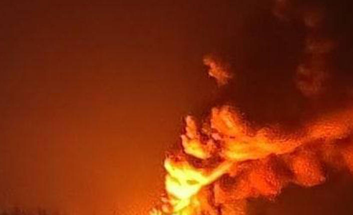 Rus ordusu petrol deposunu vurdu