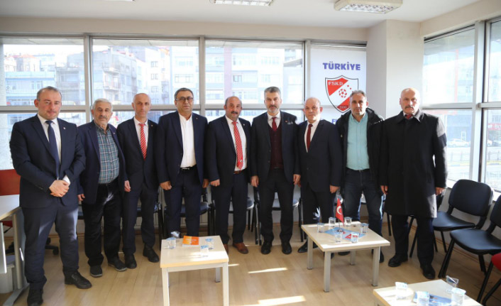Mumcu ve Sürmen’den TFSKD’ye ziyaret