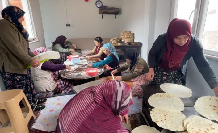 Trabzon'da Ramazan lezzetleri imece ile yapılıyor