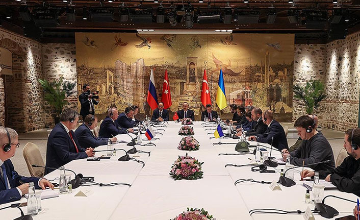 Rusya-Ukrayna heyetleri Dolmabahçe'de bir araya geldi!
