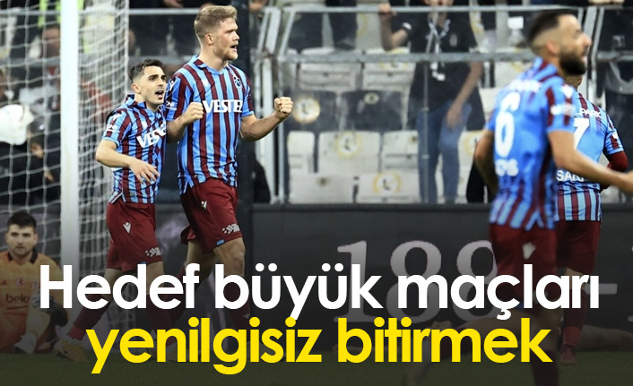 Trabzonspor Avcı'yla büyük maçları yenilgisiz bitirmek istiyor