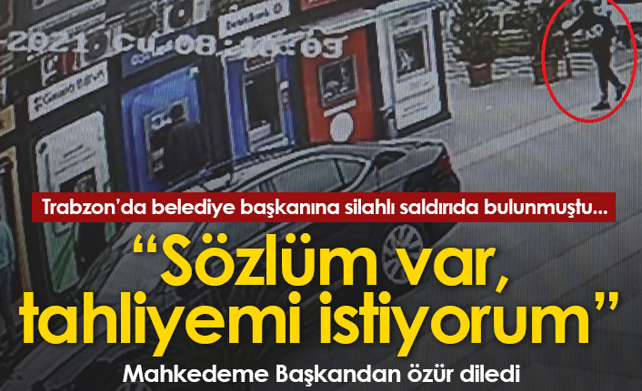 Trabzon'da başkana saldıran sanık mahkemede konuştu: Sözlüm var, tahliyemi istiyorum