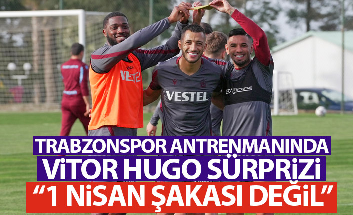 Vitor Hugo Antrenmana Döndü: Trabzonspor’dan Sürpriz Paylaşım