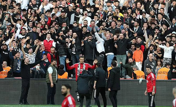 Trabzonspor maçı öncesi Beşiktaş'a moral vermek için gittiler