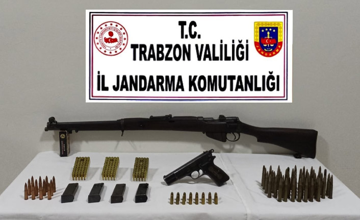 Trabzon’da jandarmadan uzun namlulu silah operasyonu