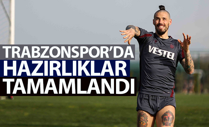 Trabzonspor'da Beşiktaş maçı hazırlıkları tamamlandı