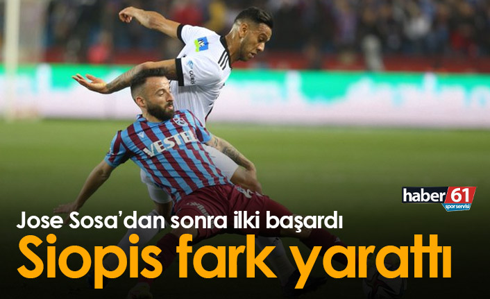 Siopis, Sosa'dan sonra ilki başardı