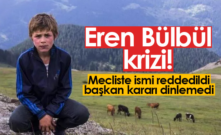 Eren Bülbül krizi! Mecliste adı reddedildi