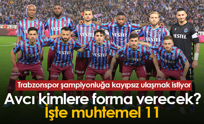 Trabzonspor'un muhtemel Gaziantep 11'i! Avcı kimlere forma verecek?