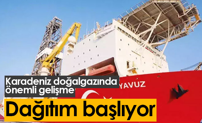 Karadeniz doğalgazında önemli gelişme