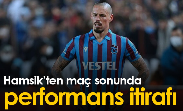 Hamsik'ten performans itirafı