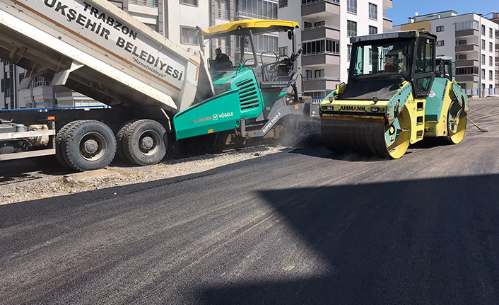 Trabzon'da yol bakım çalışmaları sürüyor