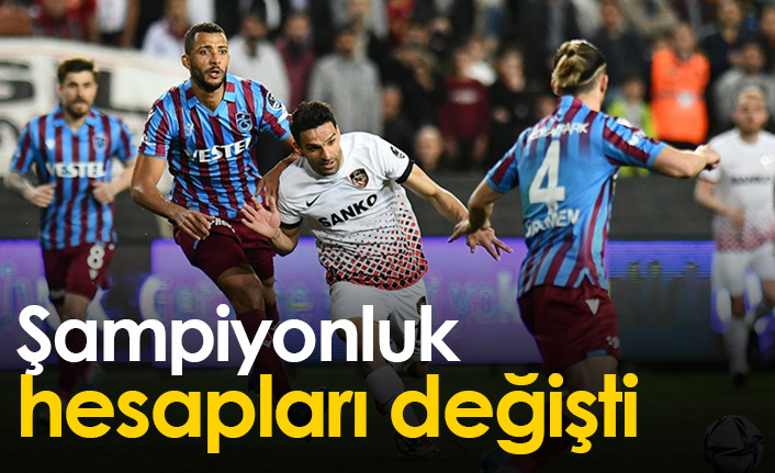 Trabzonspor'da şampiyonluk hesapları değişti