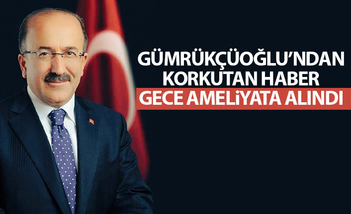 Orhan Fevzi Gümrükçüoğlu’ndan korkutan haber