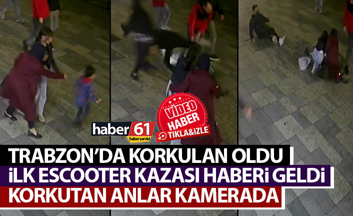 Trabzon’da korkulan oldu! İlk escooter kazası haberi geldi