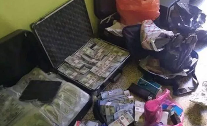 Valizlerden dolar ve euro fışkırdı!