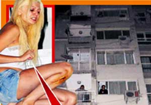 Genç kız ayrılığa dayanamadı