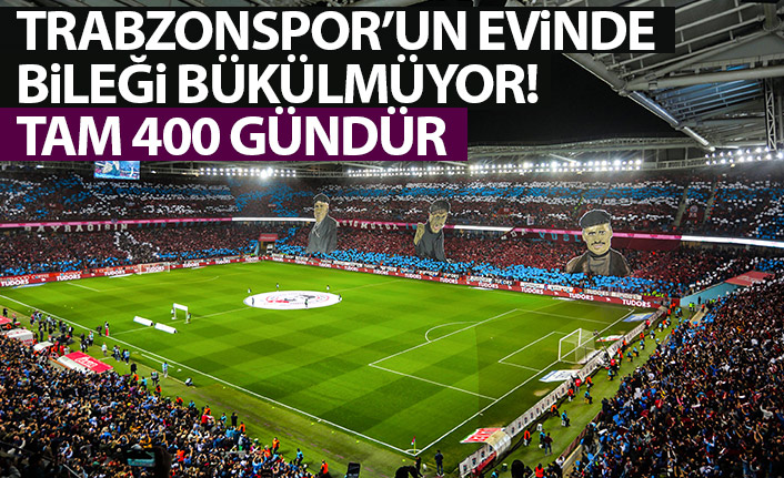 Trabzonspor 400 gündür evinde yenilmiyor