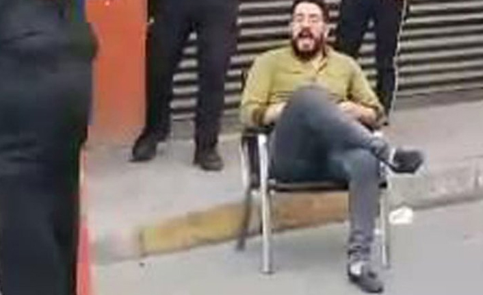 Sokağa sandalye atıp tehditler yağdıran Suriyeli ile ilgili flaş gelişme!