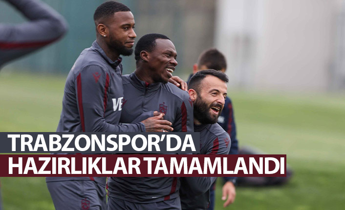 Trabzonspor'da Karagümrük maçı hazırlıkları tamamlandı