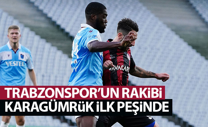 Karagümrük, Trabzonspor deplasmanında ilk peşinde