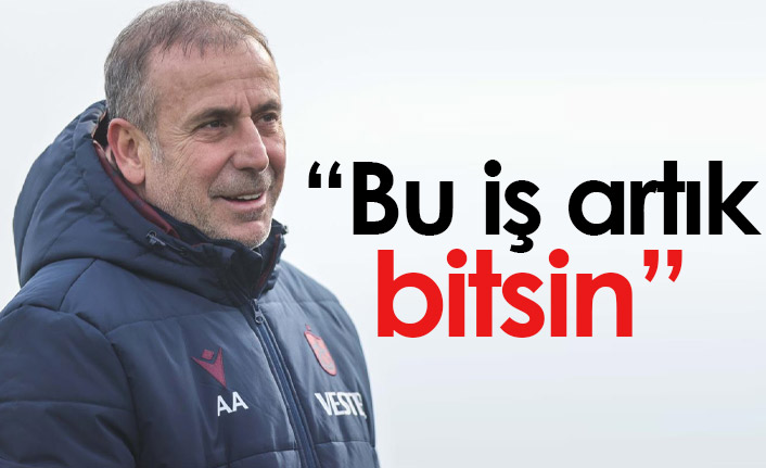 Avcı'dan futbolcularına: Bu işi artık bitirin